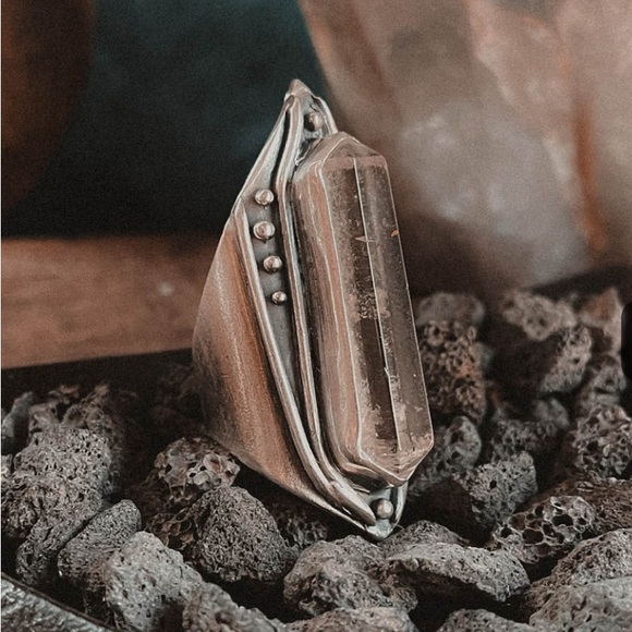 Acid Queen Lodolite Amplifier Ring, Size 7.25 - Picture 7 of 14